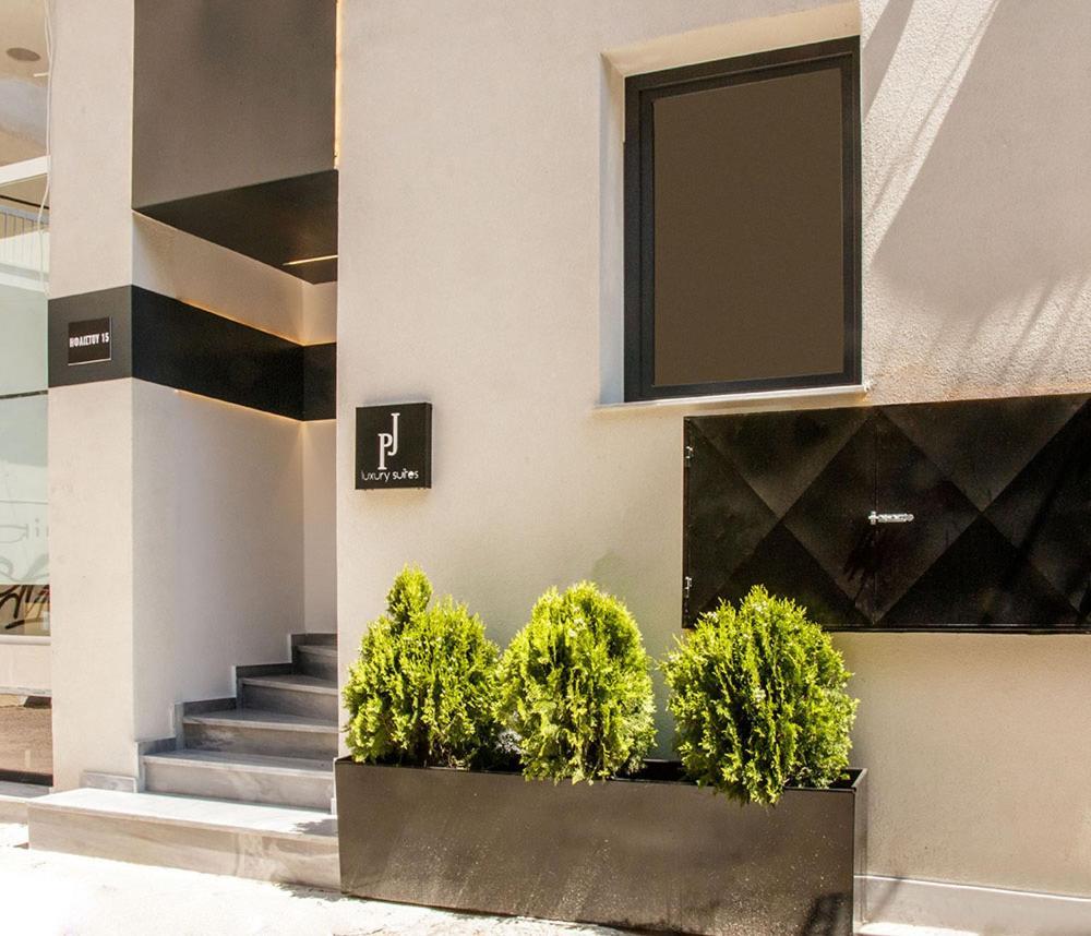 P J Luxury Suites Serres Exterior foto